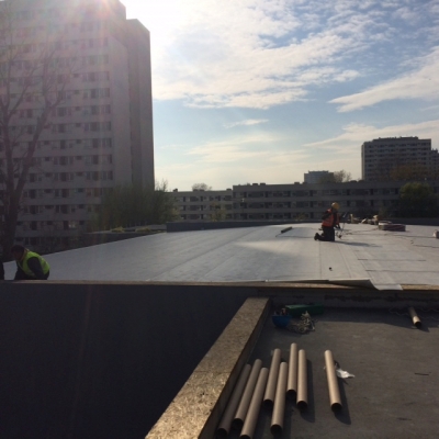 Hydroizolacja dachu Klubu Studio na AGH w Krakowie _3