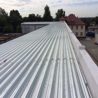 Termo i Hydroizolacja dachu w Hucie Szkła przy ulicy Warszawskiej w Częstochowie._1