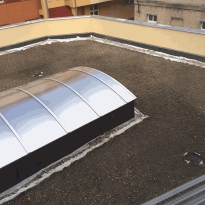 Wykonanie hydroizolacji tarasu żelbetonowego nad garażem przy użyciu pap termozgrzewalnych typu Green Roof firmy Icopal_2